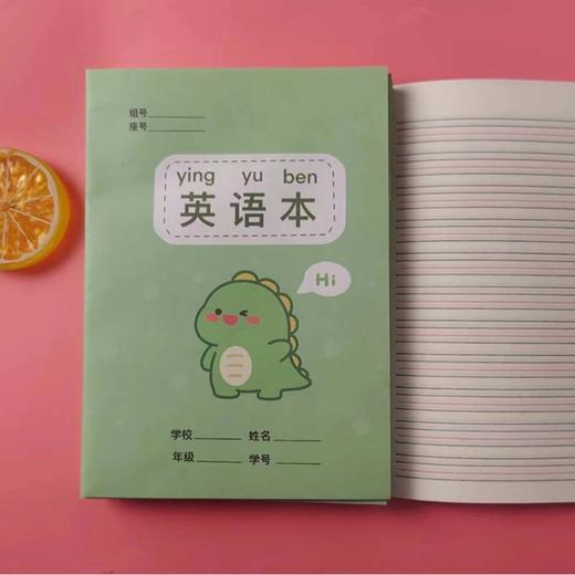 小学生作业本儿童练字拼音本田字格生字本数学语文本奖品礼物 1本 商品图7