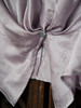 盛唐牡丹| 紫蝶真丝提花褶皱上衣 商品缩略图1