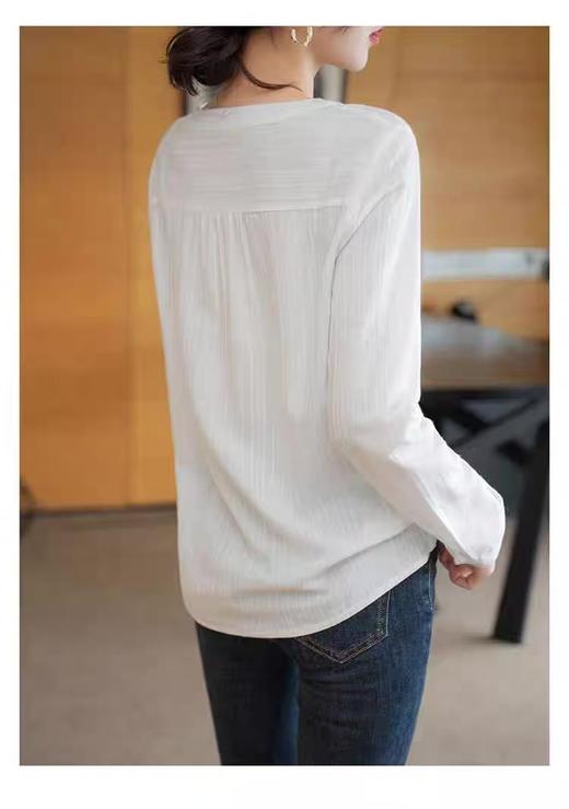 冰点价！仅限11.11！退货勿拍【新品推荐】DME JEANS品牌重工刺绣粘纤➕棉长袖小衫-喜出 商品图6