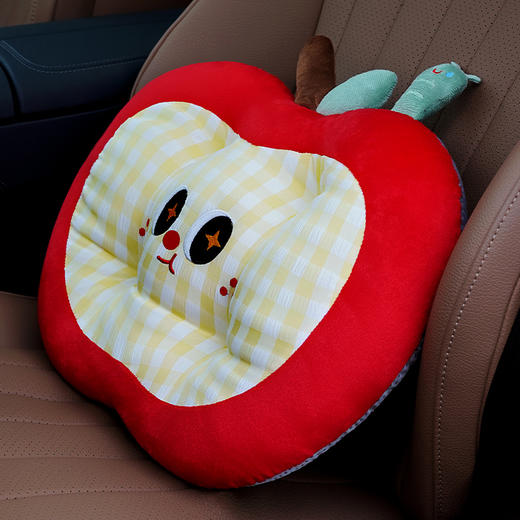 自然醒大眼格纹红苹果蒲团坐垫冰丝蒲团坐墩榻榻米座垫椅子增高垫子QYL 商品图13