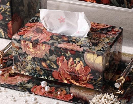 开运繁花纸巾盒 商品图0