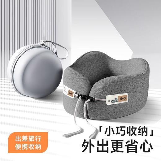 飞机旅行高铁u型枕护颈枕 颈椎睡觉形枕脖子便携记忆棉靠枕 慢回弹记忆棉护颈枕 拯救你的脖子疲劳感✨ 商品图6