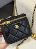 小香风金球链条盒子包口红包迷你羊皮小包包女新款菱格单肩斜挎包 商品缩略图1