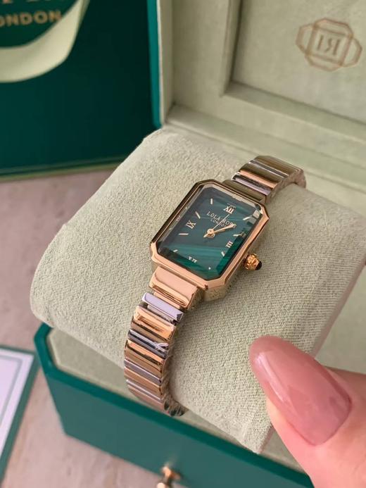 【汤唯同款】LolaRose罗拉玫瑰方糖小绿表女士手表女时尚生日礼物（送手链） 商品图13