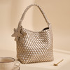西村名物2025新品时尚设计感编织女包休闲托特包大容量百搭单肩手提包X35CB30681 商品缩略图2