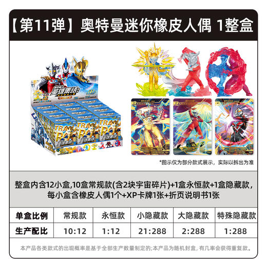 卡游 奥特曼-英雄集结系列-迷你橡皮人偶-第11弹KAYCYUTM-XPT-11 商品图5