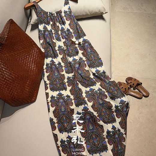 【预售7天】良木礼苎麻印花连衣裙（3565） 商品图6