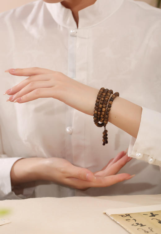 【沉香溯源】棋楠多圈手串5mm/6mm/8mm  BCQN401/BCQN372  （特殊商品请在收货之后48小时内申请退换货，过期不予处理！！！） 商品图1