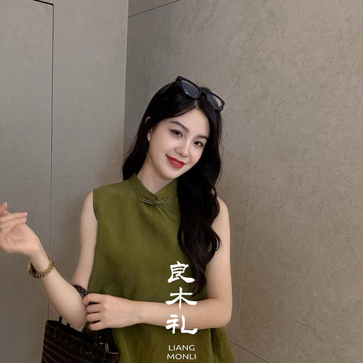 【不退不换】良木礼真丝裂纹马甲（20768） 商品图3