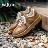 预售|Safiya/索菲娅2025秋冬美拉德复古休闲轻便时尚百搭平底德训鞋SFD3112094 商品缩略图4