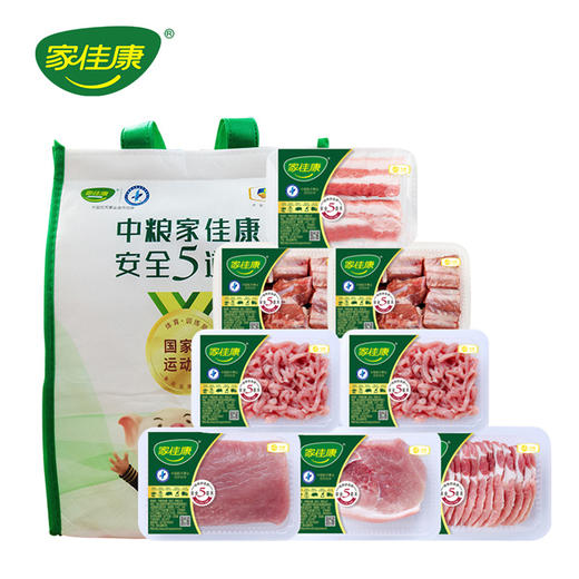 【助农】中粮家佳康猪肉礼包2090g（下单后1-2天生产备货） 商品图0