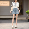 【专属特价】熙世界牛仔半身裙女夏季2025新款百搭高腰显瘦小个子a字包臀短裙 商品缩略图2