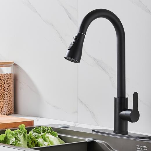 5647安德烈抽拉菜盆 黑色 商品图1