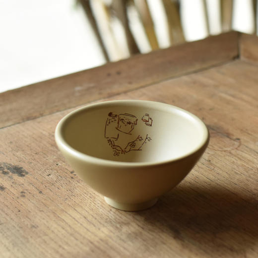 建水紫陶【 陶茶居斗笠杯】主人杯 商品图6