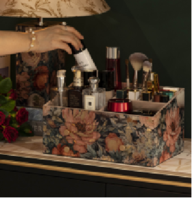 开运繁花化妆品收纳盒