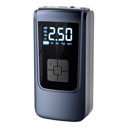 车载充气泵无线双电源数显充气泵轮胎打气泵便携式智能数显充气泵 商品图4