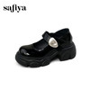 预售|Safiya/索菲娅2025时尚运动厚底增高轻便魔术贴百搭浅口玛丽珍鞋SFD3111174 商品缩略图6