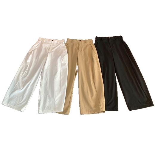 【轻奢系列 显瘦得狠】立体中空纱弯刀裤！山本裤宽松阔腿休闲裤女款薄款九分裤！ 商品图4