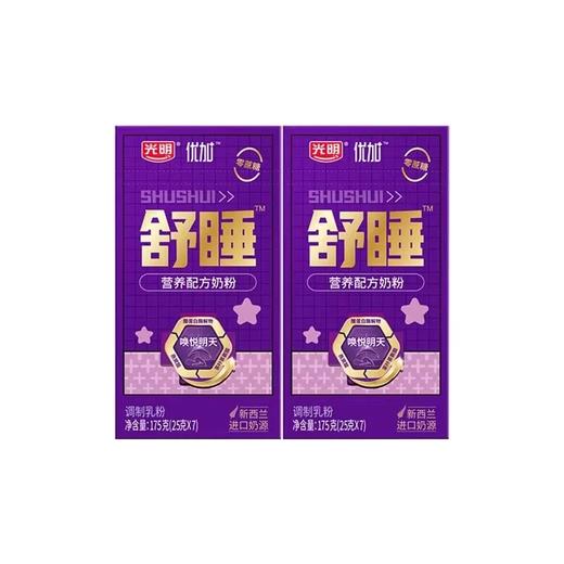 【中国农垦】光明优加舒睡营养配方奶粉175克 商品图4