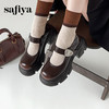 预售|Safiya/索菲娅2025时尚运动厚底增高轻便魔术贴百搭浅口玛丽珍鞋SFD3111174 商品缩略图5