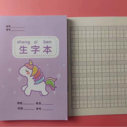小学生作业本儿童练字拼音本田字格生字本数学语文本奖品礼物 1本 商品图9
