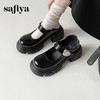 预售|Safiya/索菲娅2025时尚运动厚底增高轻便魔术贴百搭浅口玛丽珍鞋SFD3111174 商品缩略图4