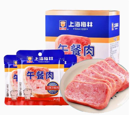 【中国农垦】梅林午餐肉（片状）400g 商品图0