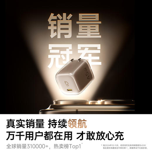 【爆款主推】倍思同芯充 PicoGo 苹果派 AN12 快充充电器 1C 45W 蜡笔小新联名版 商品图5