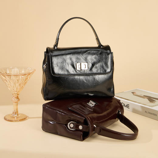 西村名物2025新款时尚通勤小方包休闲百搭单肩包韩版魅力女士斜跨包X35CA30691 商品图3