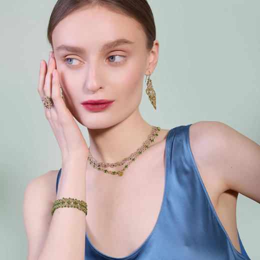 北京仓｜Lorina Balteanu-TRIADA-透辉石 手链［法国设计师］ 商品图2