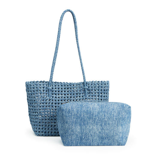 西村名物通勤腋下包2025新款高质感编织包时尚单肩包休闲百搭手提包潮X35CB30731 商品图2