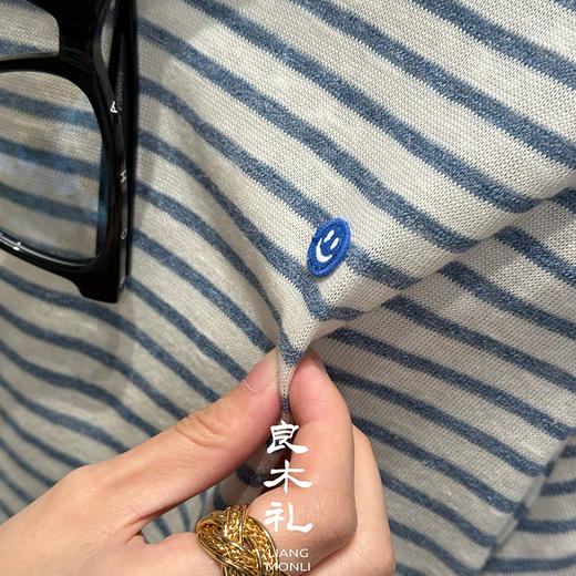 【预售7天】条纹笑脸T（9083） 商品图2