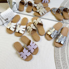 百丽同款平替凉拖女士拖鞋 | 舒适又时尚、绝美夏日半托、休闲百搭、4色可选、搭配裤子裙子都好看~