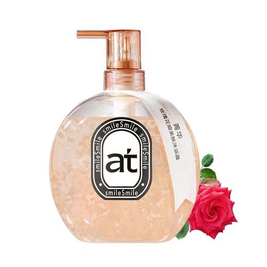 【新品】威露士菁华at花瓣沐浴露液500ml香水玫瑰茉莉持久留香烟酰胺效期28年 商品图0