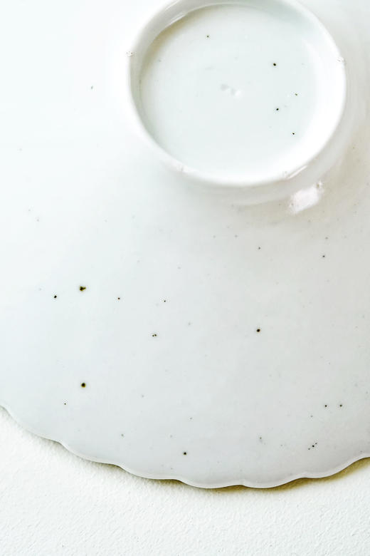 安藤雅信01乳白手浅钵M 商品图3