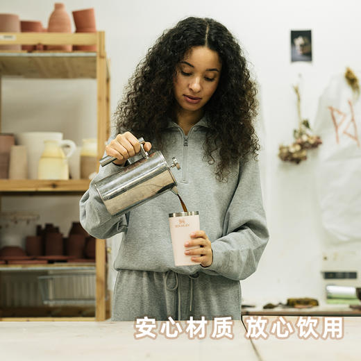 Stanley 随行咖啡杯 随行咖啡杯密封保温保冷不锈钢随手杯通勤简约拎拎杯 商品图3