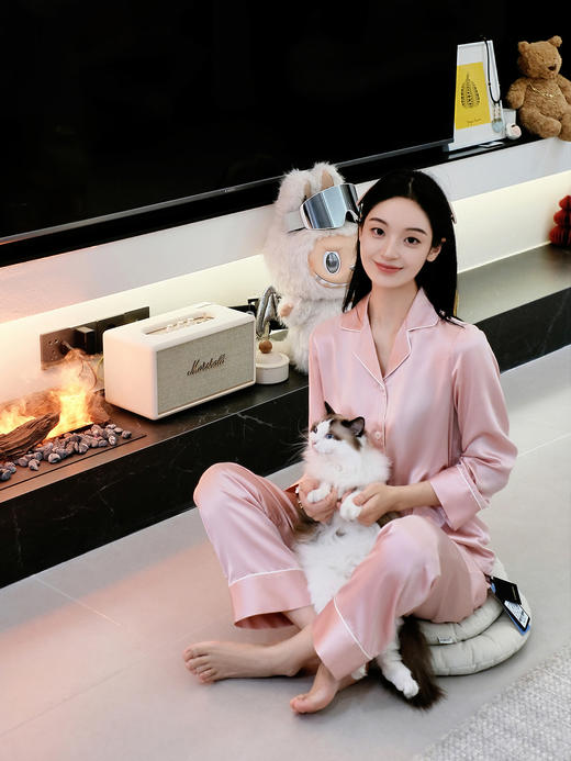 STJINGx凯喜雅| 可机洗睡衣套装-粉色[特价品] 商品图6