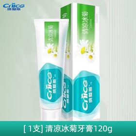 纳爱斯清凉冰菊牙膏 120g/支