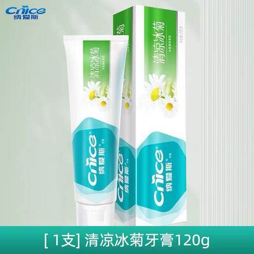 纳爱斯清凉冰菊牙膏 120g/支 商品图0