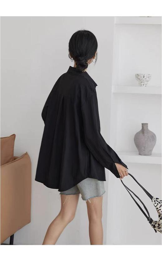 【新品推荐】吉妮品牌-039G中长简约薄款衬衫防晒外套-喜出 商品图4