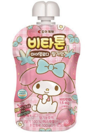 조아제약 비타톤 마이멜로디 딸기맛 100g