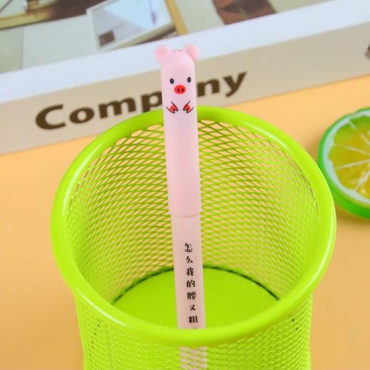 【0.5mm蓝笔芯热可擦】热敏可擦中性笔卡通励志文字摩易消笔学生文具办公摩易擦水笔/支 商品图6