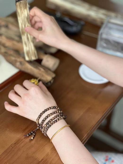 【沉香溯源】棋楠多圈手串5mm/6mm/8mm  BCQN401/BCQN372  （特殊商品请在收货之后48小时内申请退换货，过期不予处理！！！） 商品图9