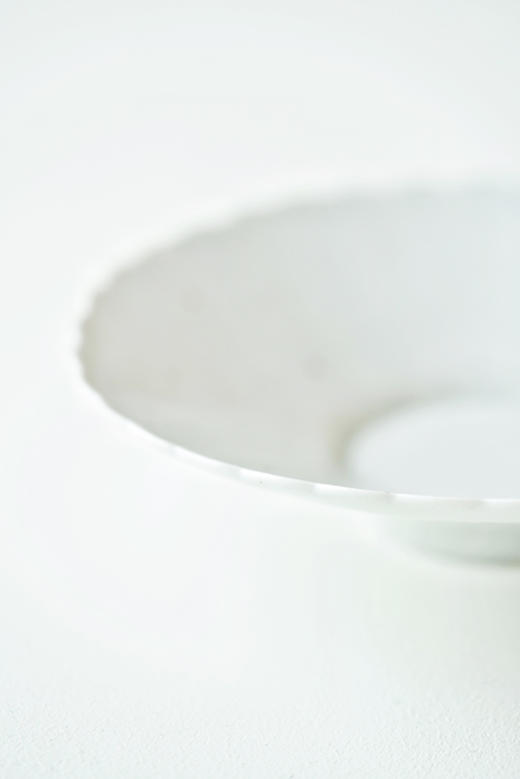 安藤雅信01乳白手浅钵M 商品图2
