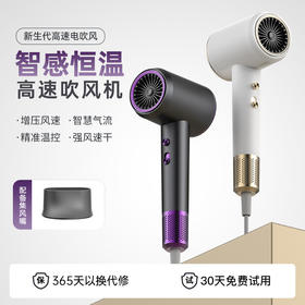 【速干体验，智感温控！】严选高速吹风机 家用发廊电吹风机 大功率护发吹风筒 家用电器-QA