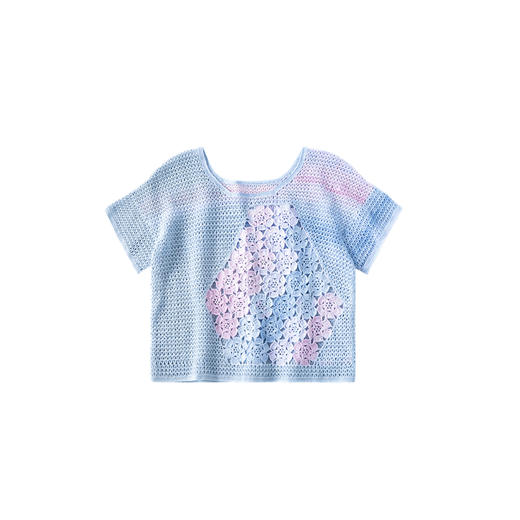 苏苏姐家浅梦拼花上衣手工diy蕾丝线纯棉毛线编织自制材料包 商品图5