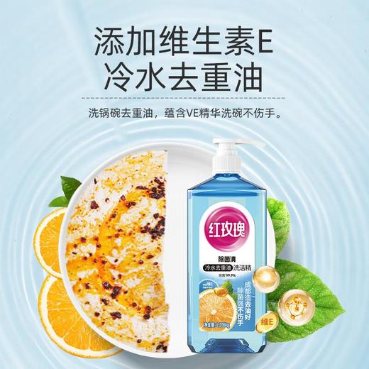 红玫瑰除菌清洗洁精1.208kg 商品图0