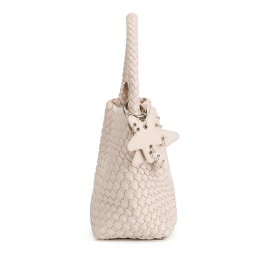 西村名物2025新品时尚设计感编织女包休闲托特包大容量百搭单肩手提包X35CB30681 商品图5