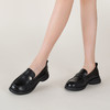 【秋季新款】西村名物2025年秋季新款小圆头舒软低跟防滑深口单鞋薄底乐福鞋T25CM39171 商品缩略图1