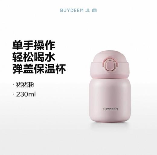 【专柜-北鼎】北鼎 TAN200/A1 弹盖保温杯迷你便携水杯儿童 浅杉绿300ml 商品图4
